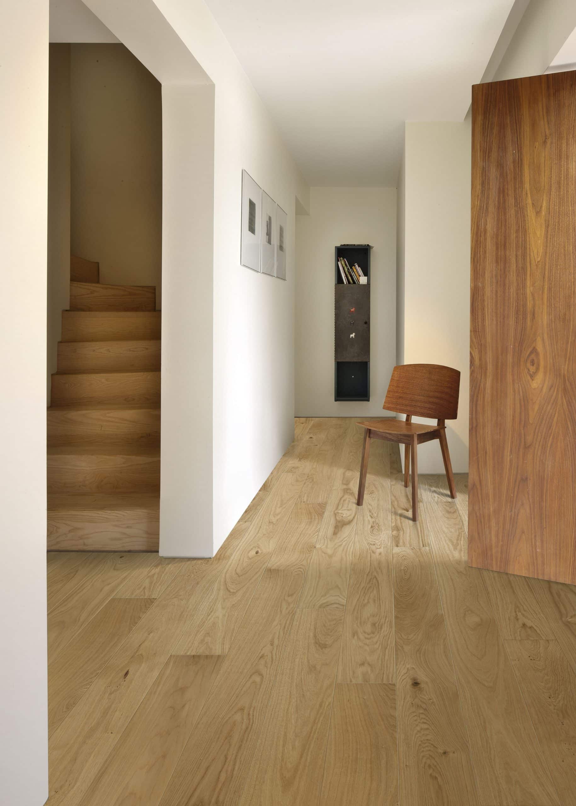 Design de couloir en bois